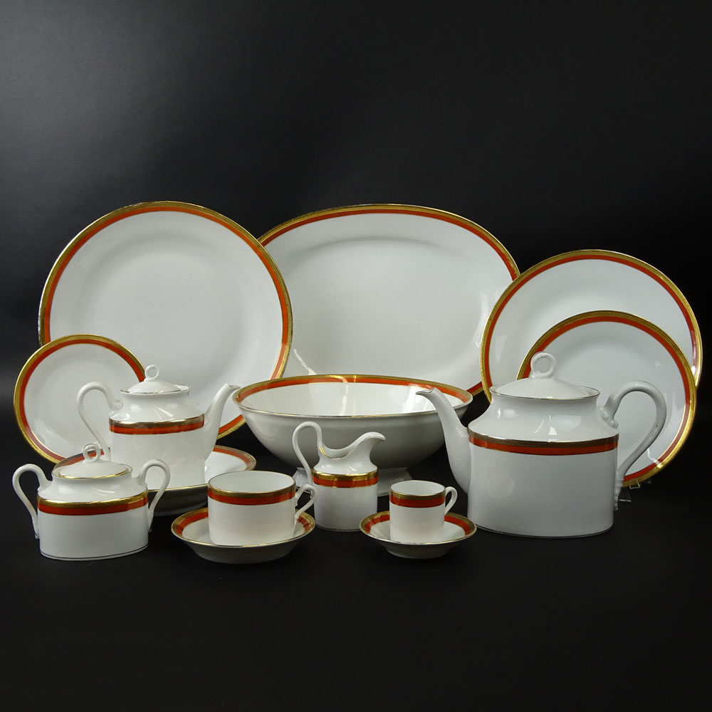 Huge set of Ginori Porcelain Dinnerware. 223 piece set includes.