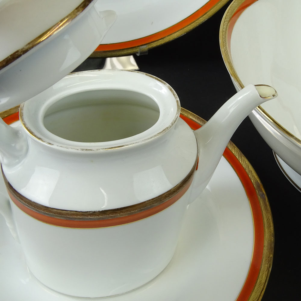 Huge set of Ginori Porcelain Dinnerware. 223 piece set includes.