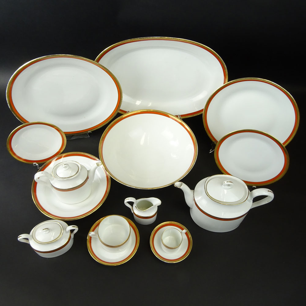 Huge set of Ginori Porcelain Dinnerware. 223 piece set includes.
