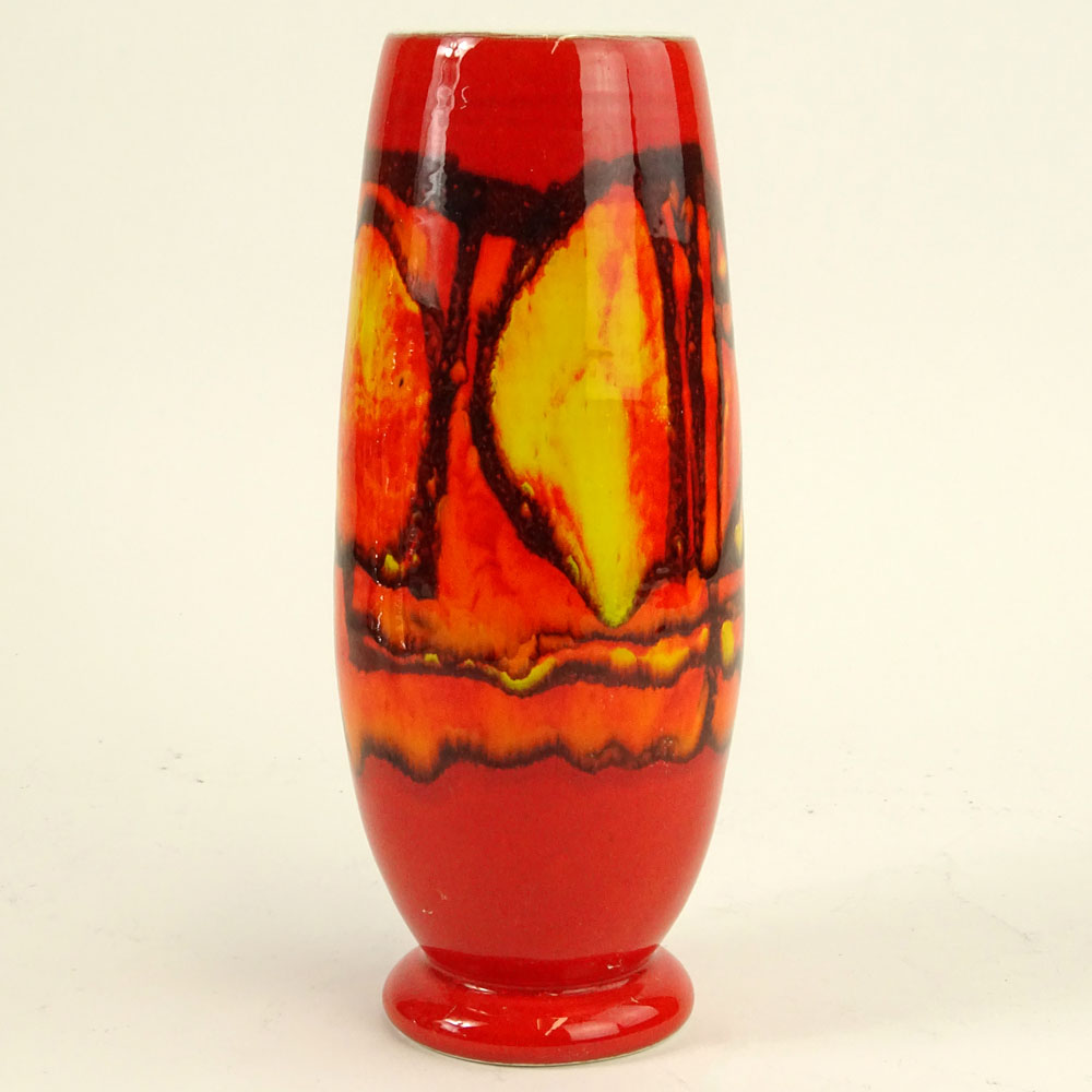 Mid-Century Modern Poole Porcelain Vase. Signed.