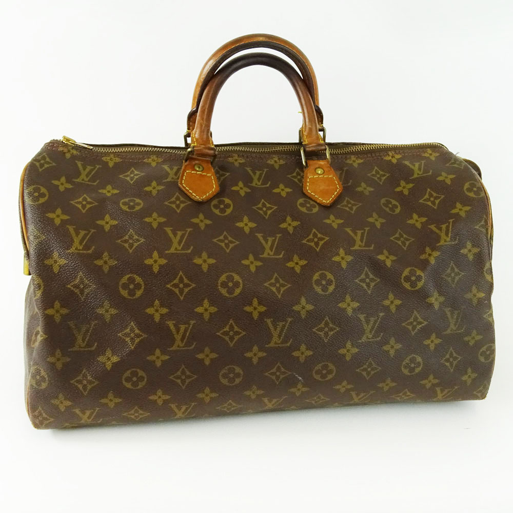 Vintage Louis Vuitton Monogram Canvas Hand Bag. Signed to Lock.