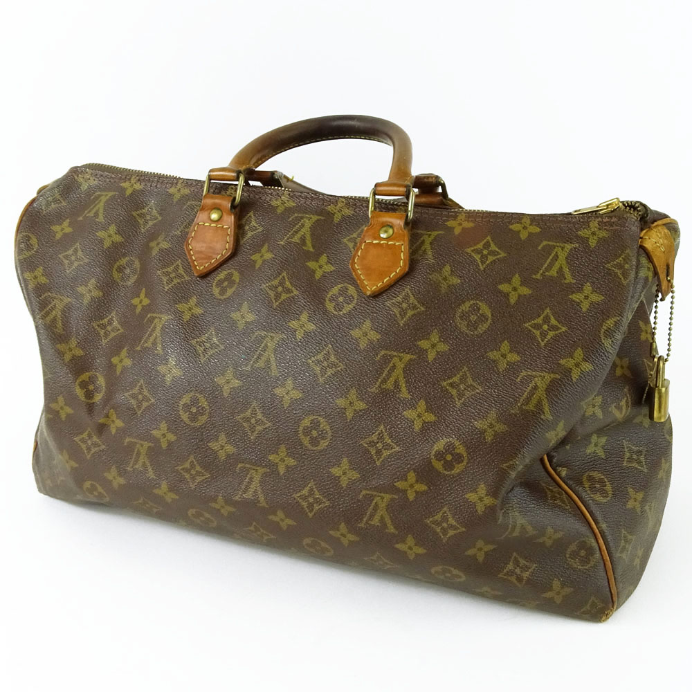 Vintage Louis Vuitton Monogram Canvas Hand Bag. Signed to Lock.