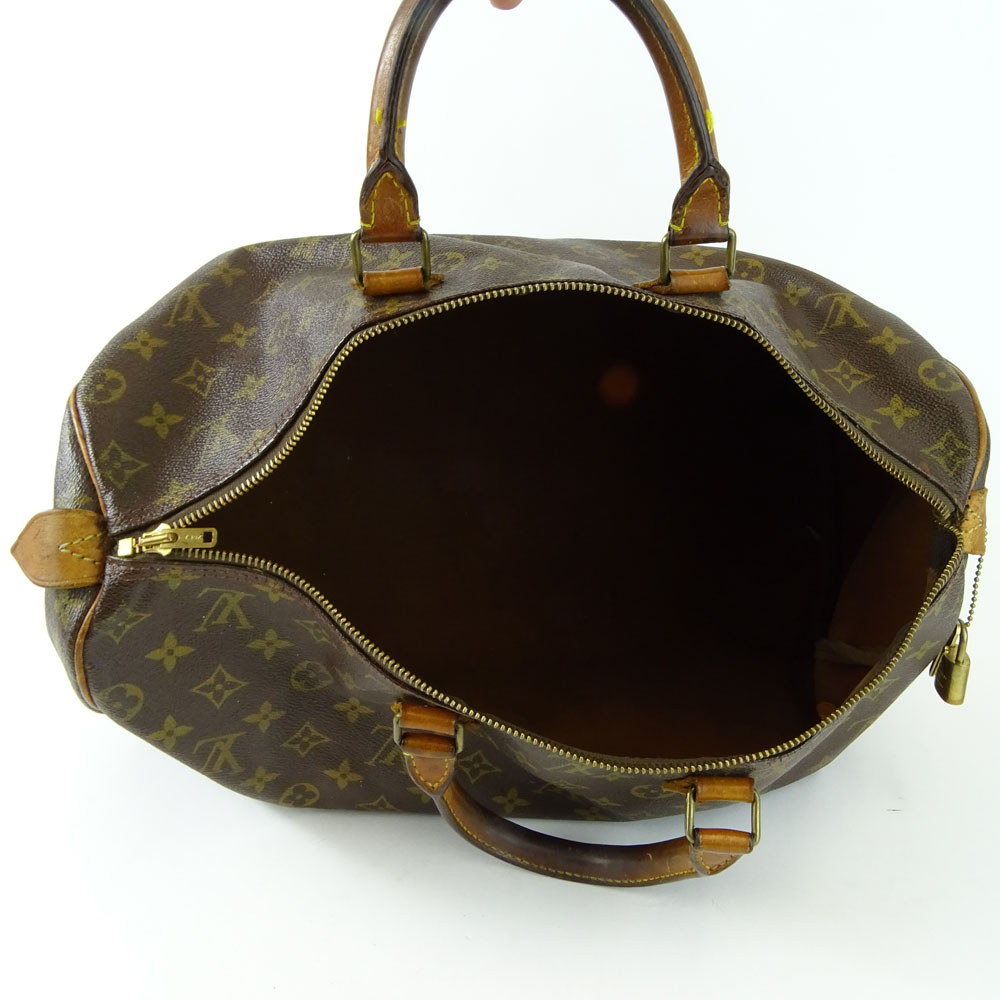 Vintage Louis Vuitton Monogram Canvas Hand Bag. Signed to Lock.