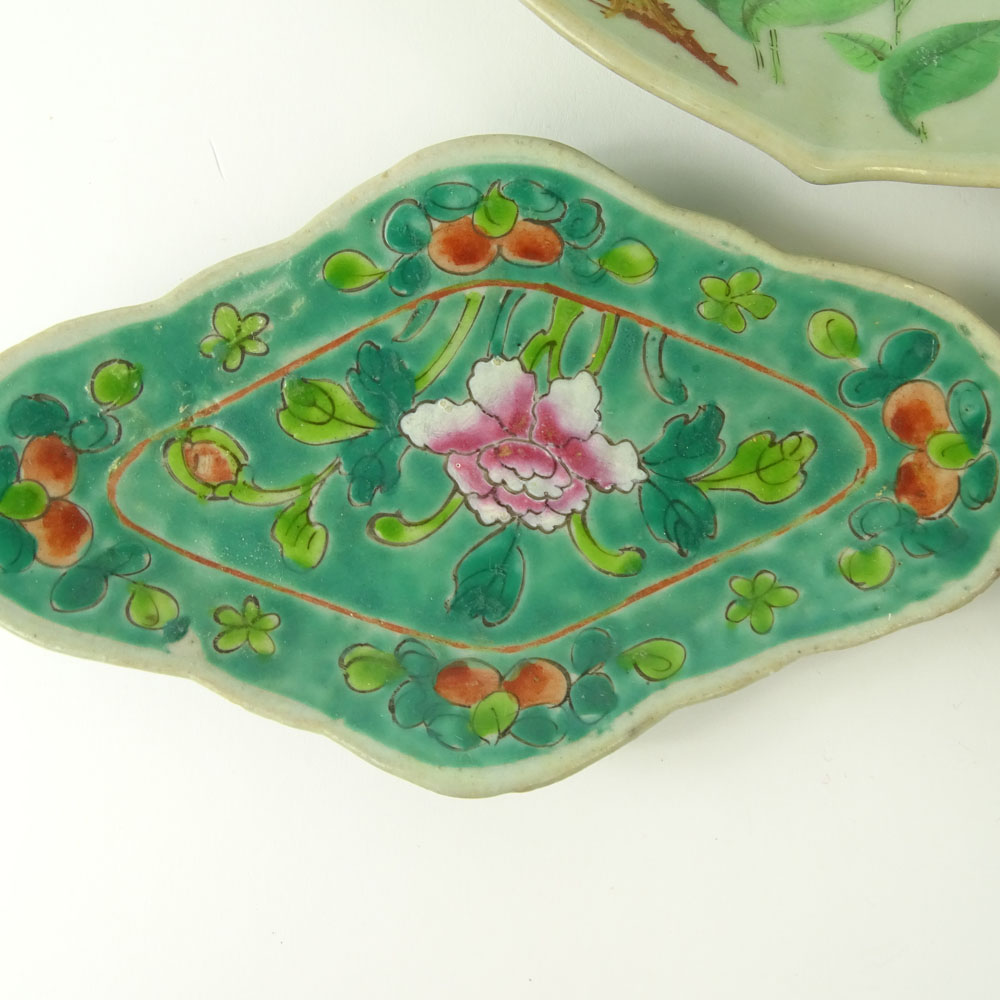 Lot of 4 Vintage Chinese Porcelain Serving Plates.