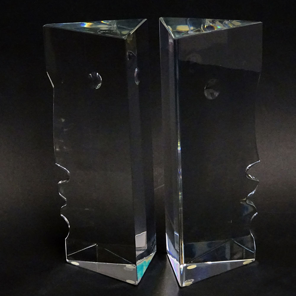 Two (2) Baccarat Crystal "Encounter Man" & "Encounter Woman" 