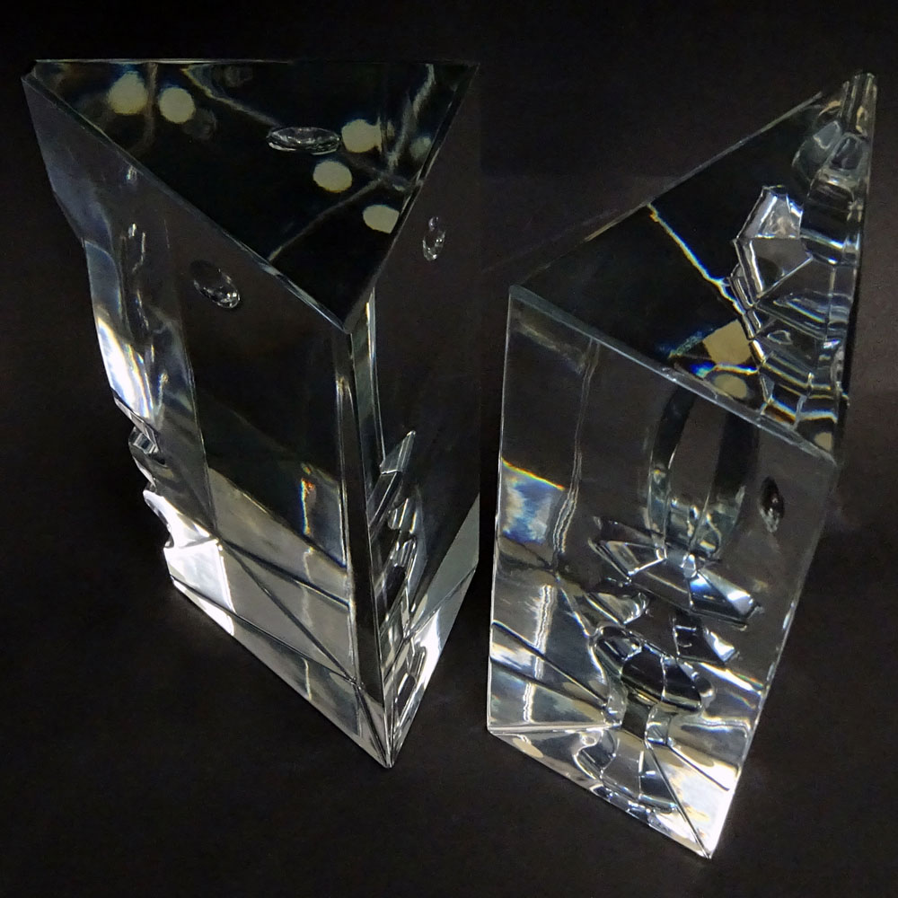 Two (2) Baccarat Crystal "Encounter Man" & "Encounter Woman" 