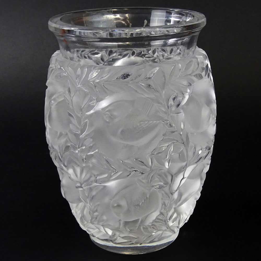 Lalique Crystal "Bagatelle" Vase.