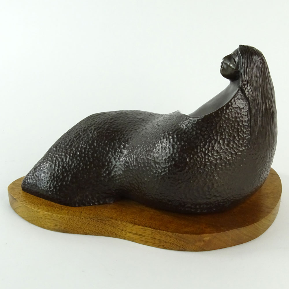 Allan Houser, American (1914-1994) Bronze sculpture "Repose" Signed and dated '79, numbered 13/20. 