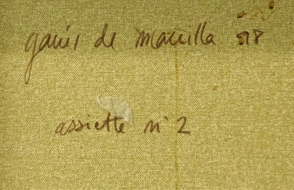 Circa 1998 Surrealist Oil on Canvas "Assiette N 2" 