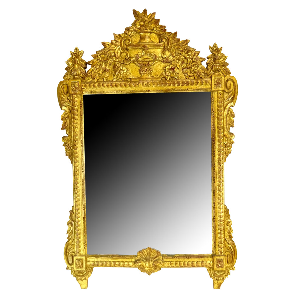 Mid 20th Century Possibly Italian Neo-Classical Giltwood Mirror.
