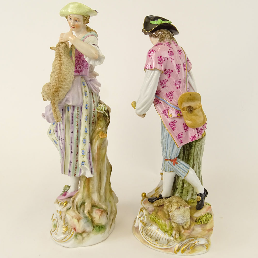 Two Vintage Meissen Porcelain Figures.