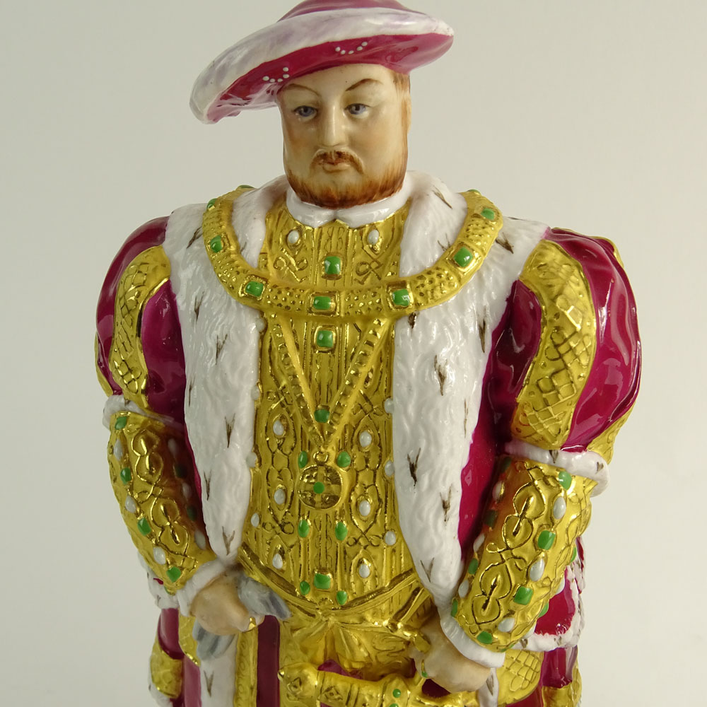 Two (2) Royal Worcester Porcelain Figurines "Henry Vlll & Anne Boleyn" 