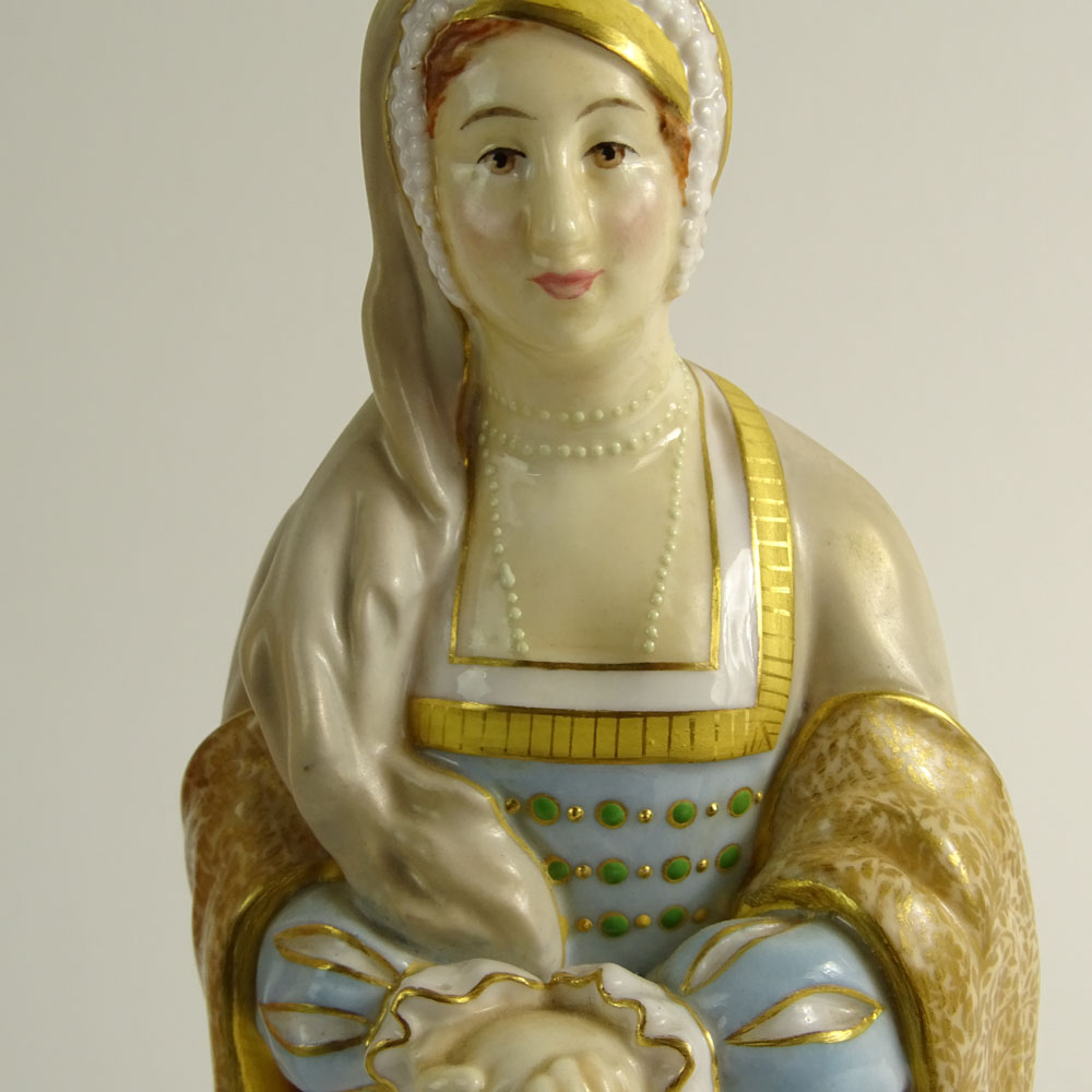 Two (2) Royal Worcester Porcelain Figurines "Henry Vlll & Anne Boleyn" 