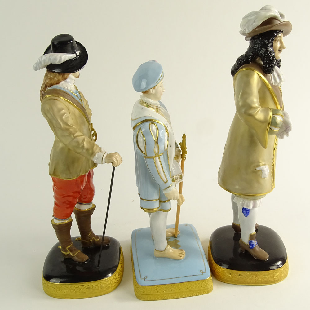 Collection of Three (3) Royal Worcester Porcelain Figurines.