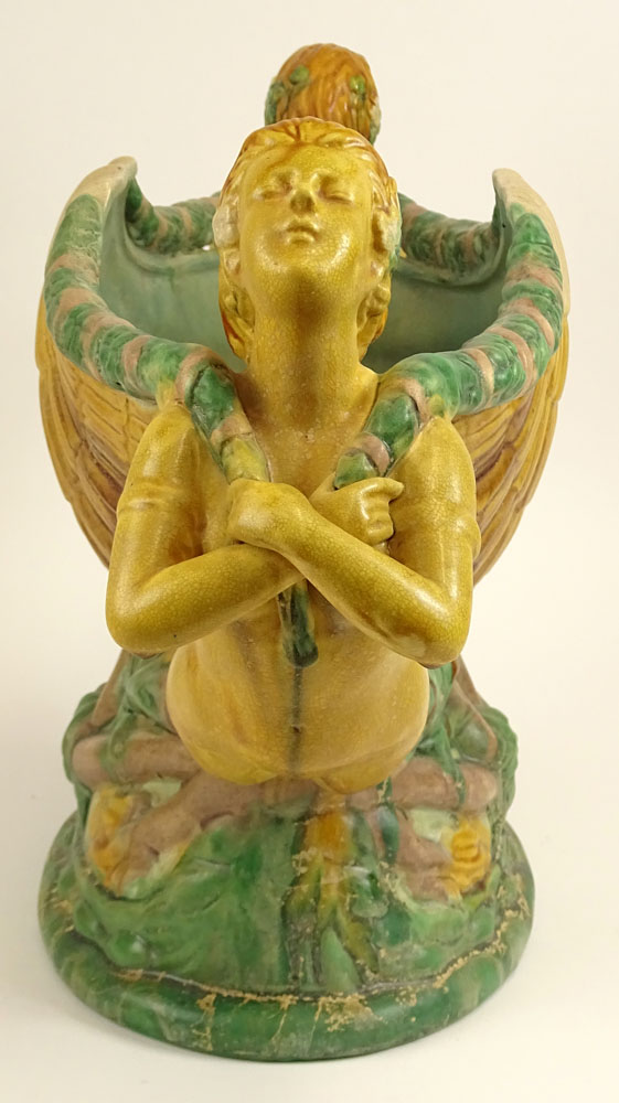 Modern Figural Minton Style Majolica Centerpiece.