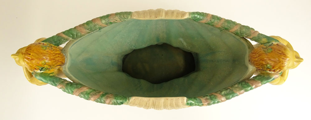Modern Figural Minton Style Majolica Centerpiece.