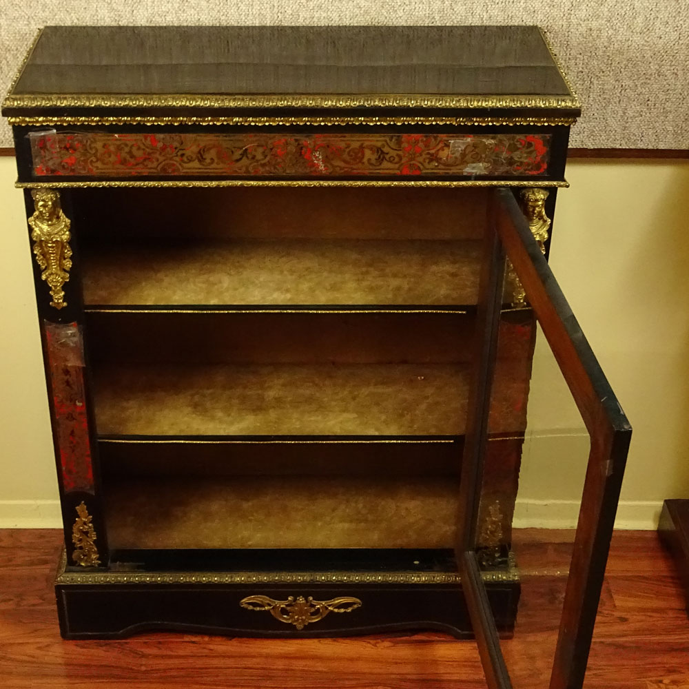 20th Century Bronze Mounted Boule Style Vitrine.