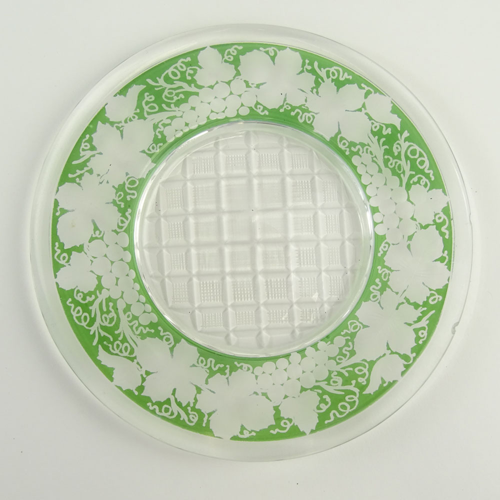 Collection of 19th Century Etched Glass.