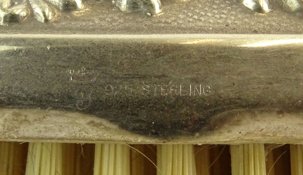 3 Piece Sterling Vintage Vanity Set.