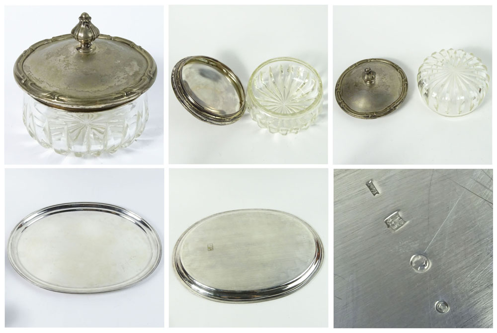 Miscellaneous Lot of Vintage Silver Plate 11 Tabletop Items.