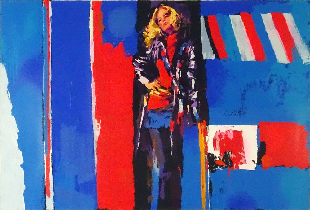 Nicola Simbari, Italian (1927-2012) Color Lithograph. "Nanette"  