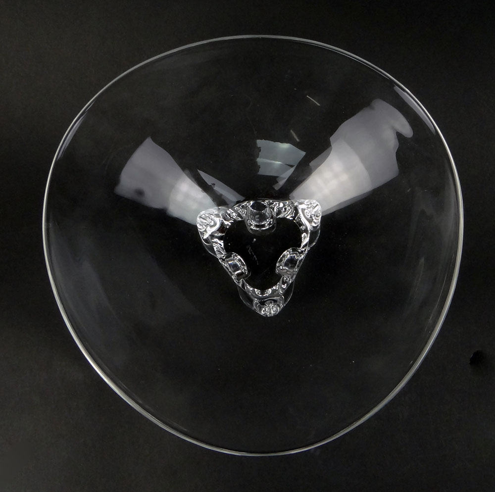 Vintage American Steuben Crystal Bowl. Etched Signature to Base.