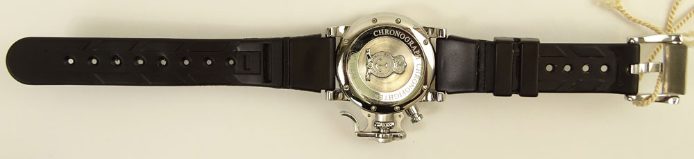 Men's Graham Chrono Fighter Stainless Steel Automatic Movement Chronograph Watch.