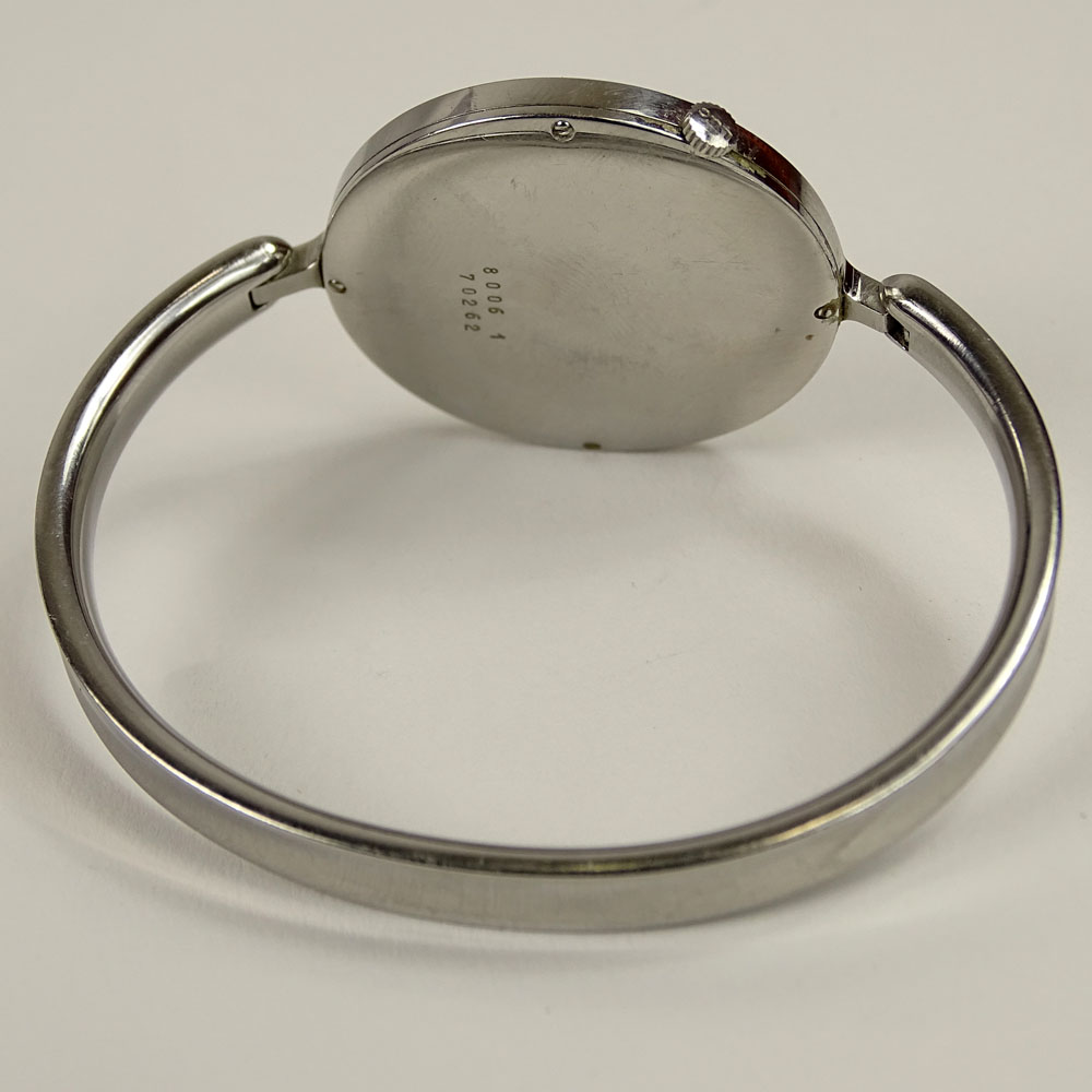 Vivianna Torun Bülow-Hübe, Swedish (1927-2004) for Georg Jensen Circa 1960 Stainless Steel Watch.