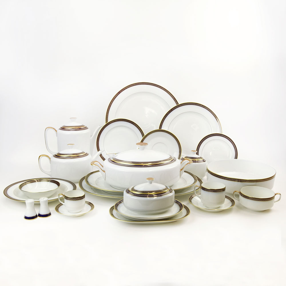 One Hundred Fifty Seven Piece Hutschenreuther "Alcazar" Dinnerware Set.