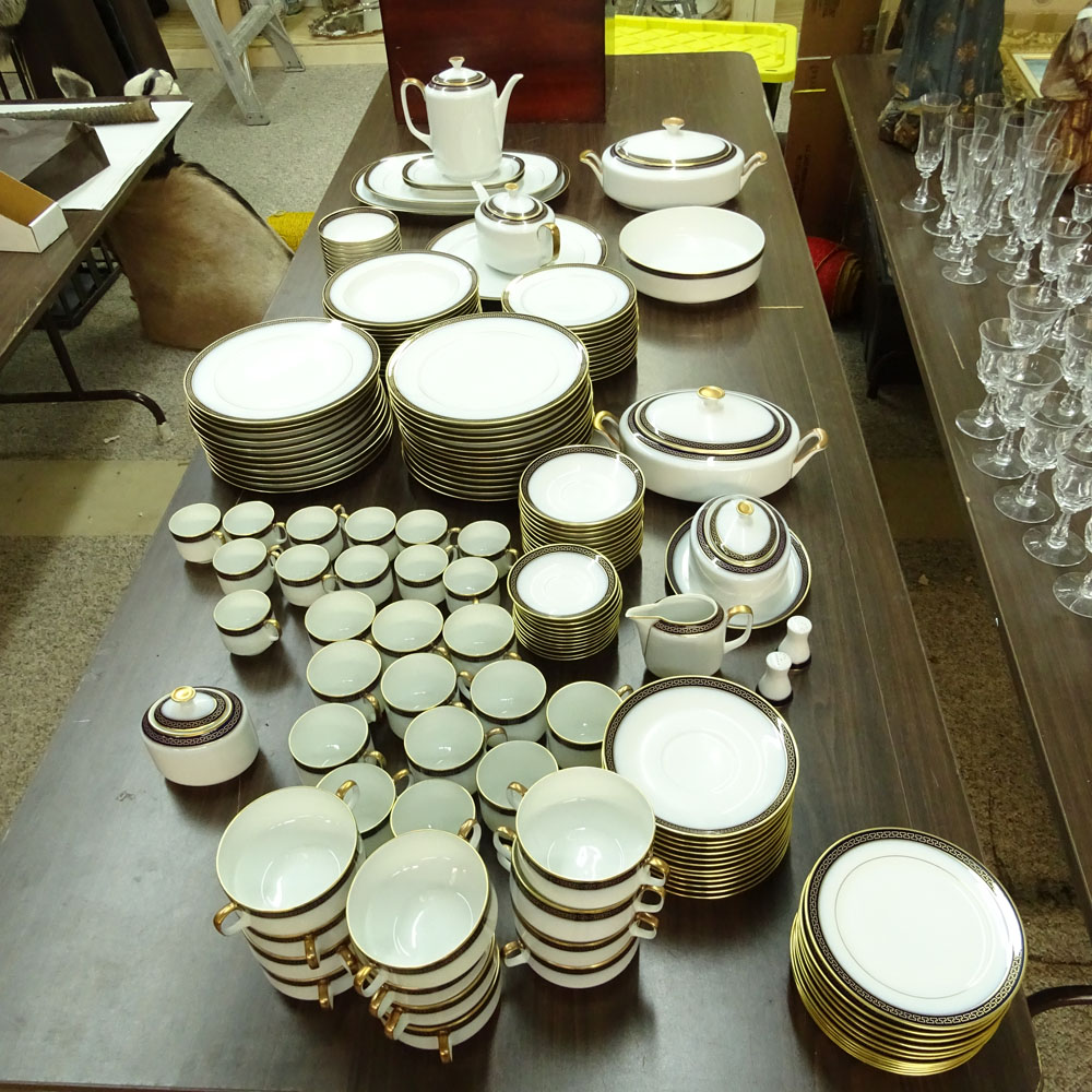 One Hundred Fifty Seven Piece Hutschenreuther "Alcazar" Dinnerware Set.