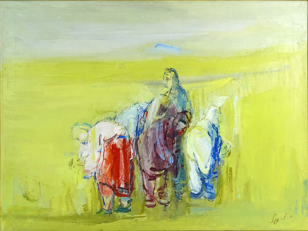Modern Oil on Canvas "Nomads".