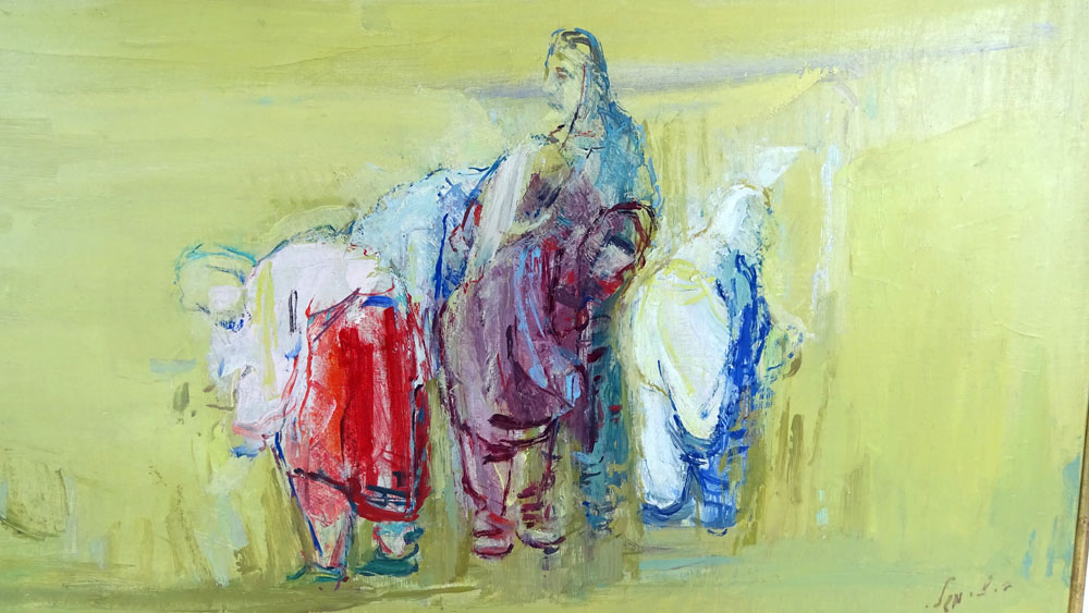 Modern Oil on Canvas "Nomads".