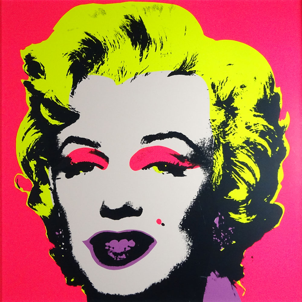 after: Andy Warhol, American (1928-1987) Sunday B Morning Screenprint in colors on wove paper "Marilyn". 