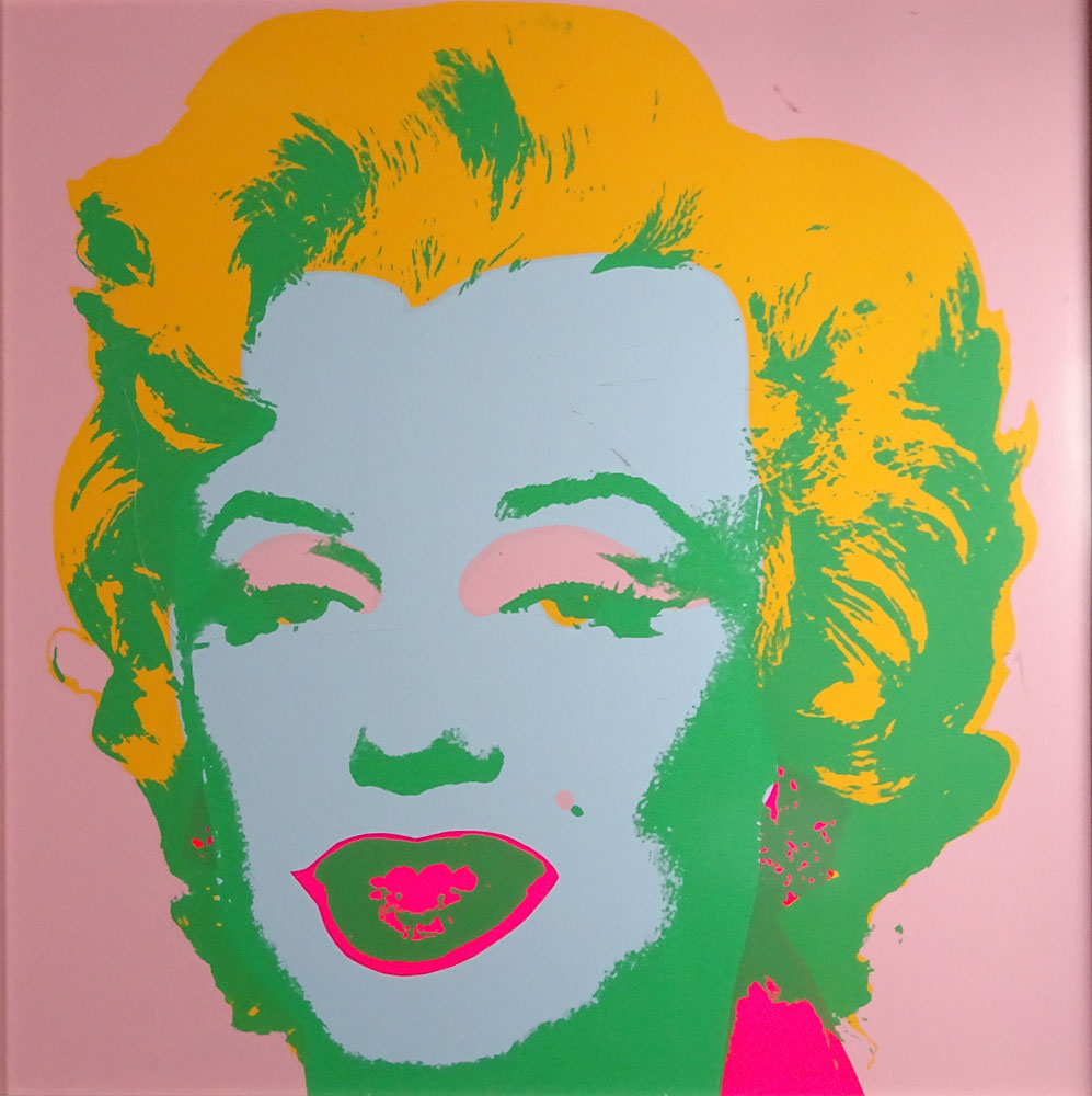 after: Andy Warhol, American (1928-1987) Sunday B Morning Screenprint in colors on wove paper "Marilyn". 