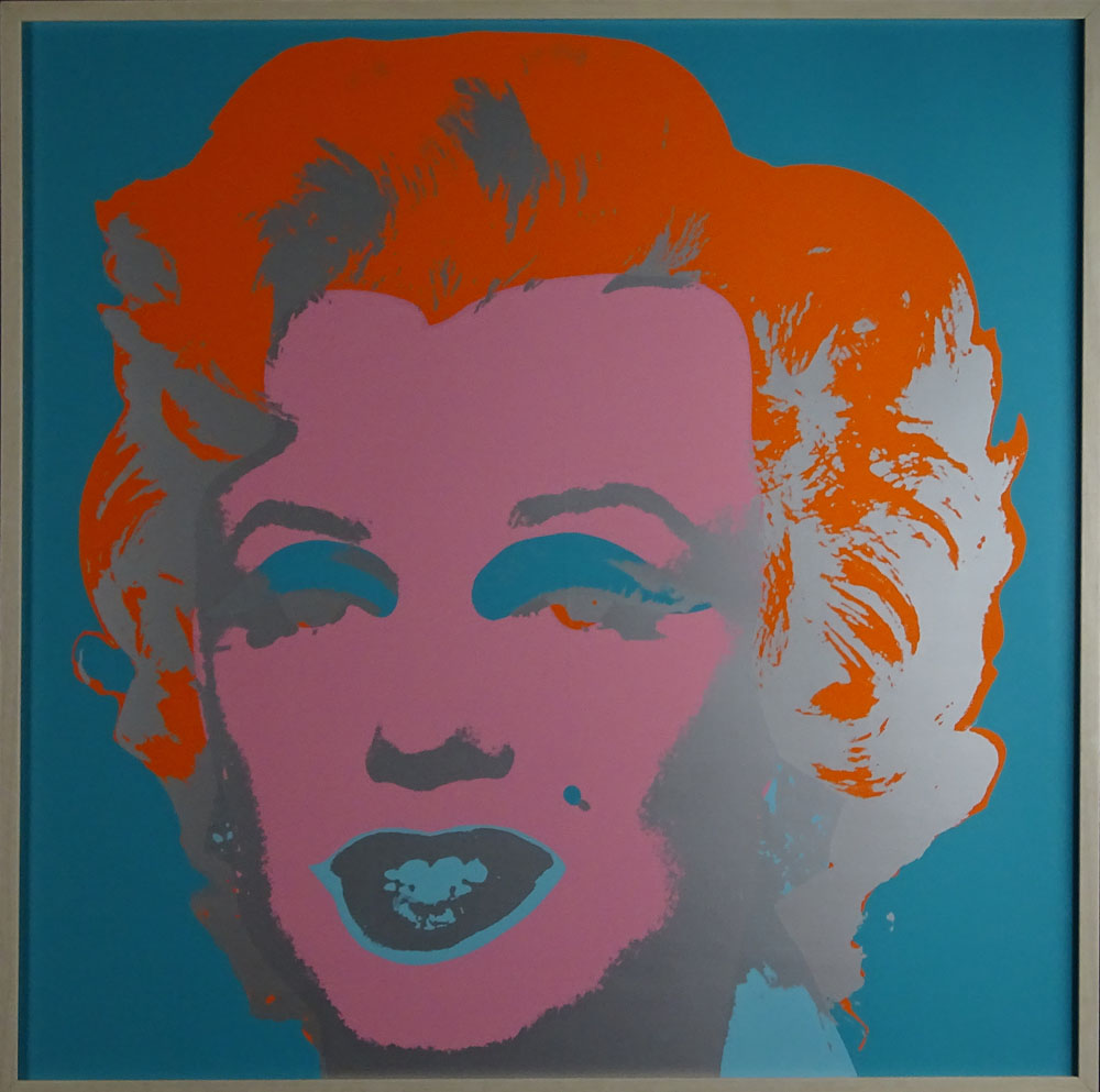 after: Andy Warhol, American (1928-1987) Sunday B Morning Screenprint in colors on wove paper "Marilyn". 