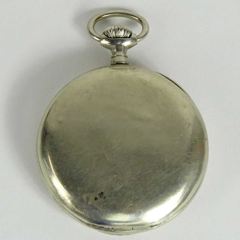 Vintage Omega Erotic Open Face Pocketwatch.