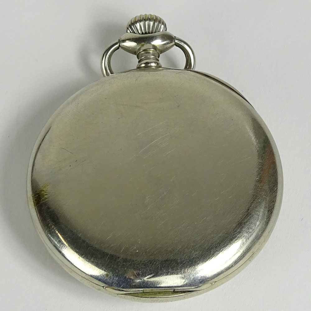 Vintage Doxa Hand painted Erotic Open Face Pocket watch.