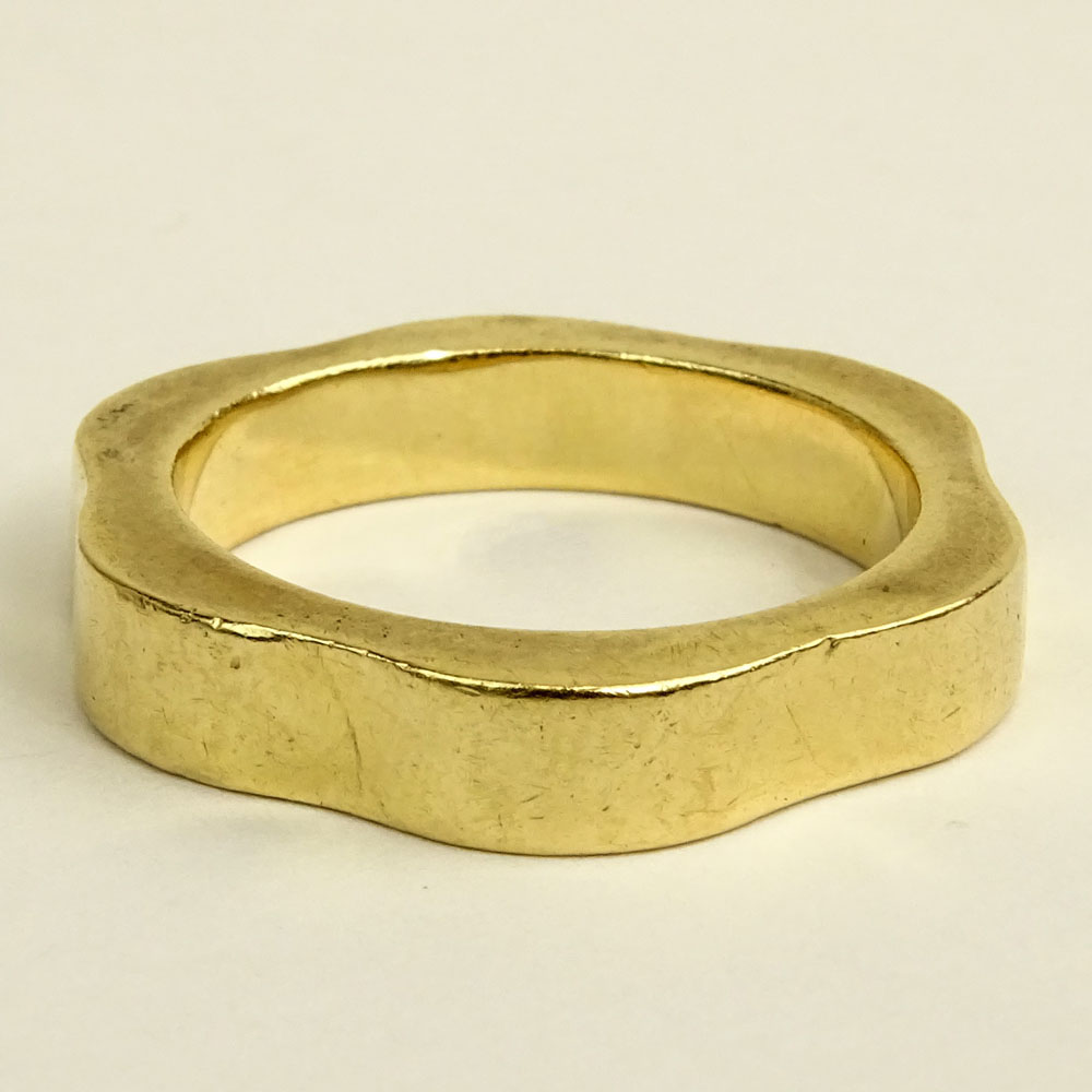 Man's Vintage 14 Karat Yellow Gold Wedding Band.