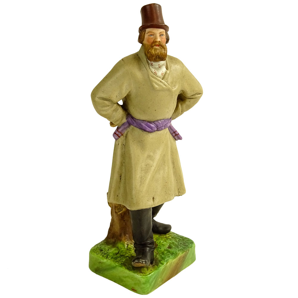 Vintage Russian Pottery Porcelain Figure of a Man.