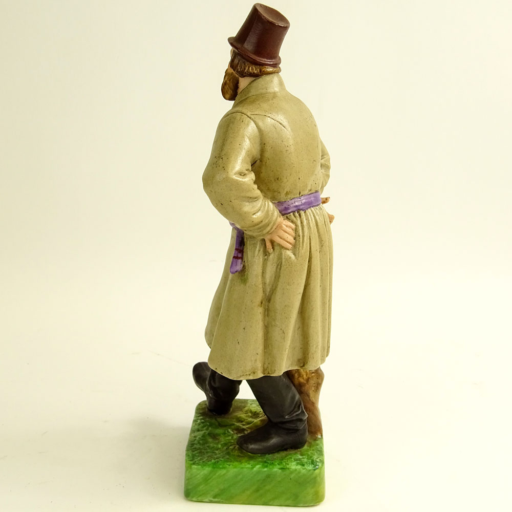 Vintage Russian Pottery Porcelain Figure of a Man.