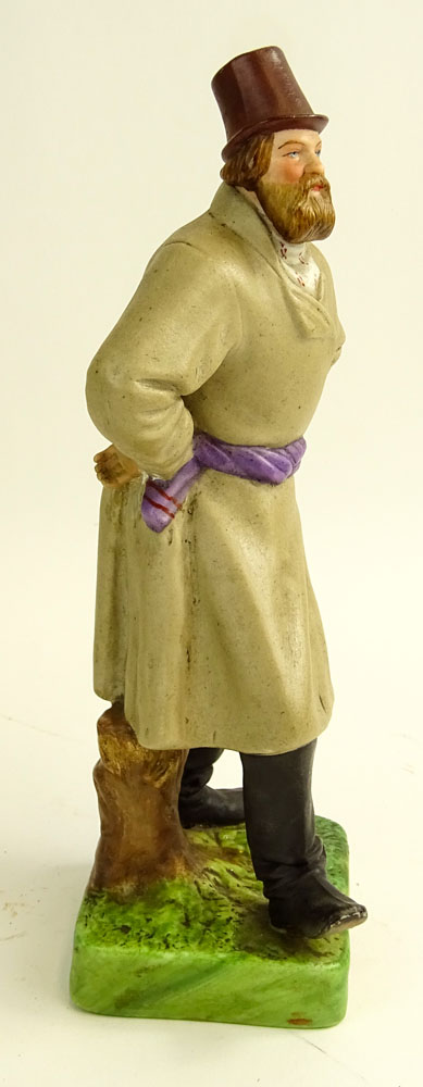 Vintage Russian Pottery Porcelain Figure of a Man.