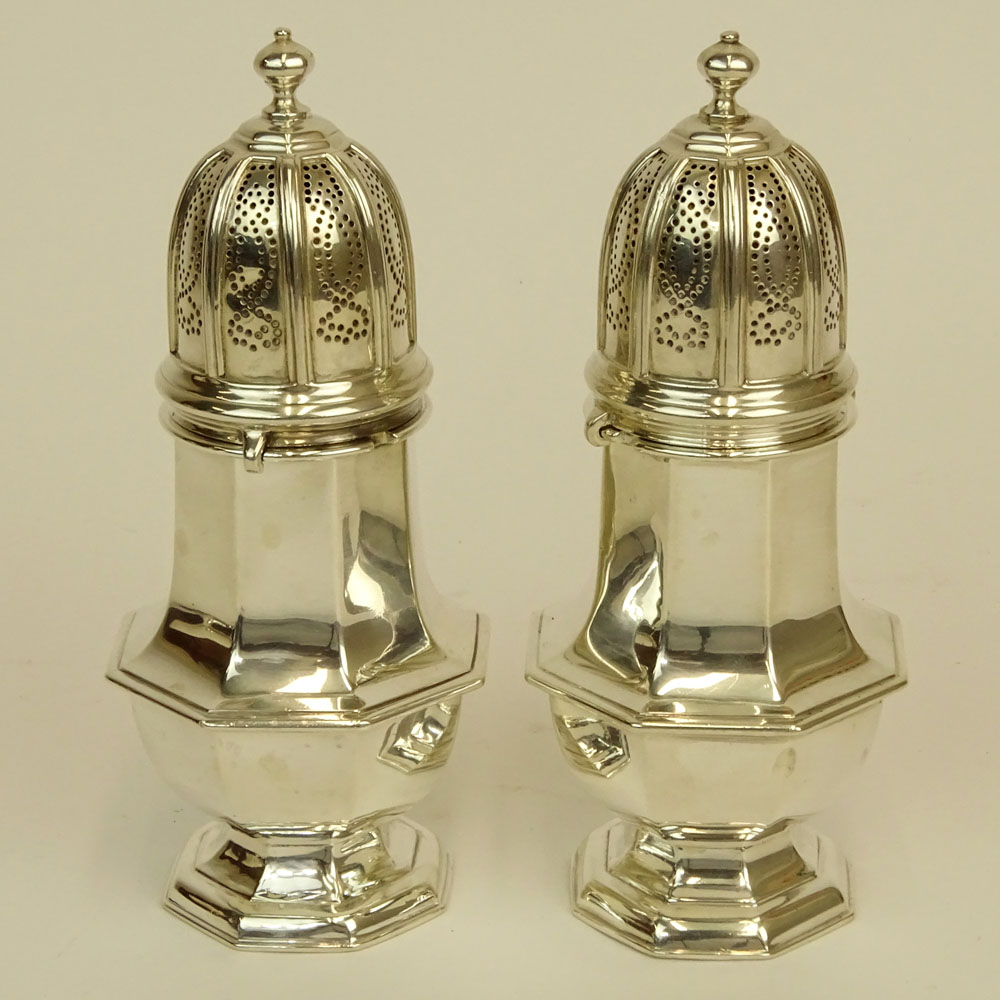 Pair of Antique Tiffany & Co, Sterling Silver Muffineers. 