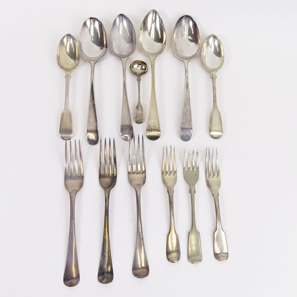 21.46 Troy Ounces of Sterling Silver Miscellaneous flatware.