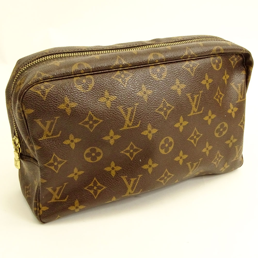 Louis Vuitton Monogram Canvas Toiletry Cosmetic Bag.