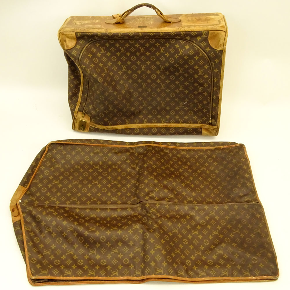 Two (2) Pieces Vintage Louis Vuitton Luggage.