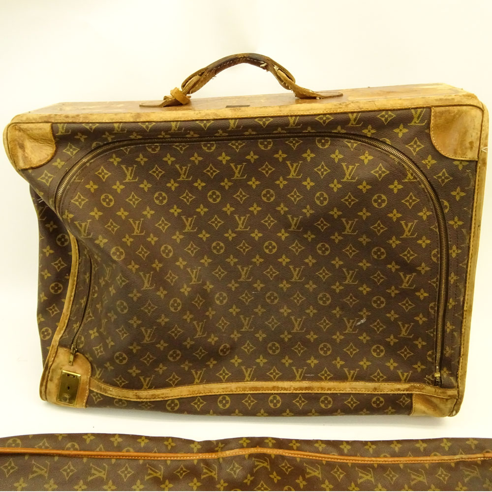 Two (2) Pieces Vintage Louis Vuitton Luggage.