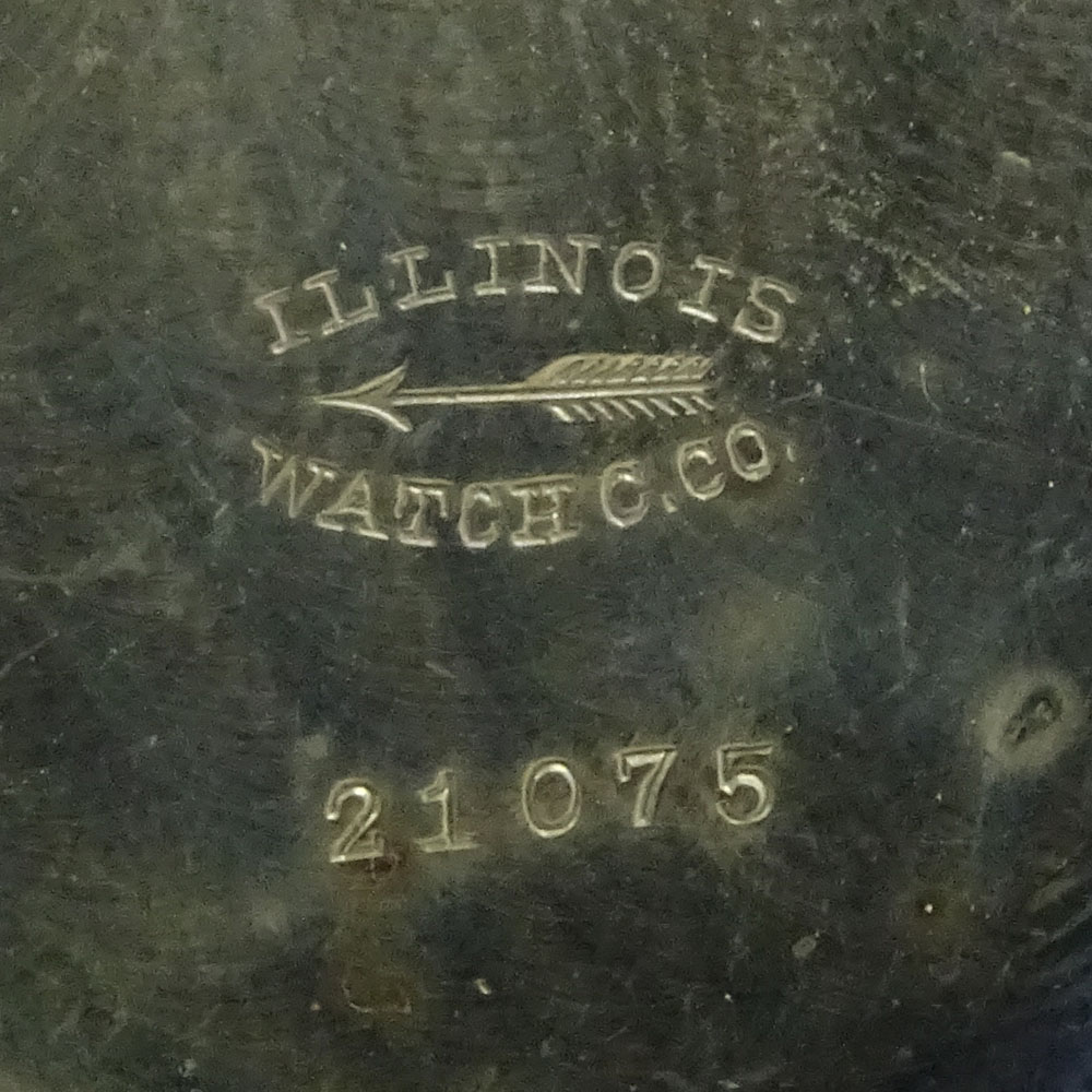 Vintage South Bend Tri Color Pocket Watch. Horse Motif.