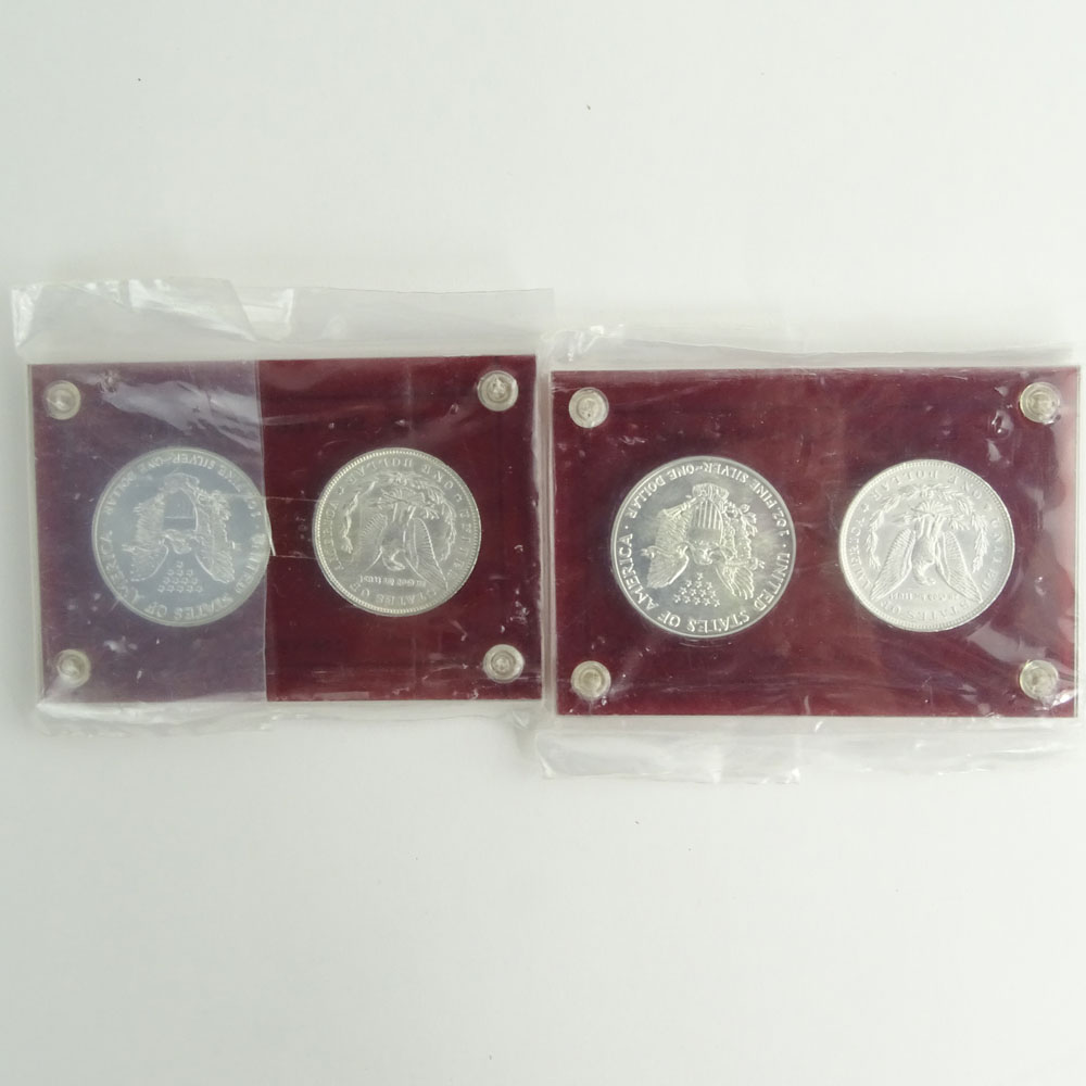 Lot of Two (2) U.S. Silver Dollar 1886 - 1986 100 Years Sets.