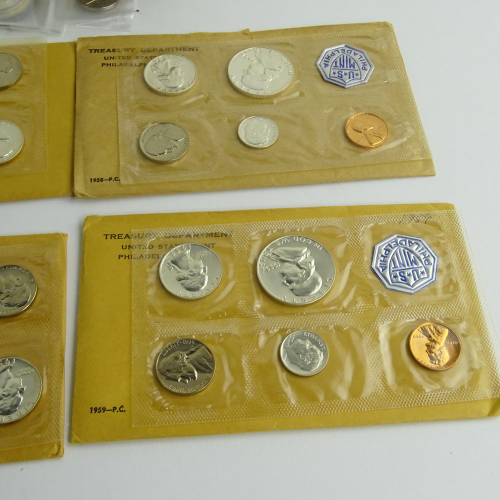 Collection of Eight (8) U.S. Proof Sets.