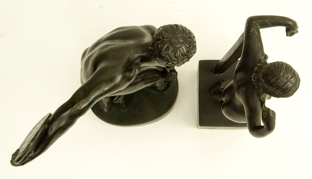 Lot of Two (2) Classical Bronze Sculptures.